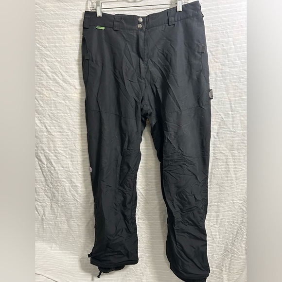Columbia Convert Women’s Black Base TRX Nylon Ski Snow Boarding Pants Size L - Picture 1 of 8
